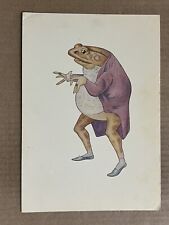 Postcard Mr Jeremy Fisher Anthropomorphic Frog Children’s Book By Beatrix Potter picture