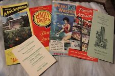 Vintage Lot of Florida Travel Brochures Ephemera picture