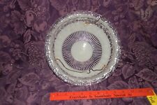 Vintage Art Deco Glass Ceiling Light Dome Lamp Shade Frosted Textured MCM 10