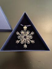 Swarovski 2004 Rockefeller Center 3” Star Snowflake Christmas Ornament 631562 picture