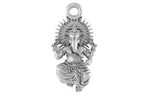 Traditional Sterling Pure Silver Lord Divya Ganesh Pendant For Good Health picture