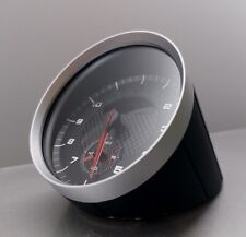 New Porsche Table Clock Porsche Black Alarm Clock  MINT Box And Papers picture