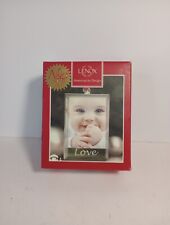 NEW  Lenox Crystal Sweetest Sentiments LOVE Ornament Photo Frame  picture