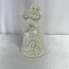 Department 56 Snowbabies Snowbell Bell Angel With Harp 2 Seals Retired picture