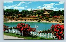 Postcard Rose Gardens & Abrboretum, Hershey PA Chocolate Town, USA R91 picture