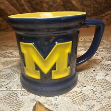 Michigan Wolverines Ceramic Coffee Mug Cup NCAA Encore Group University 3 D 11oz picture