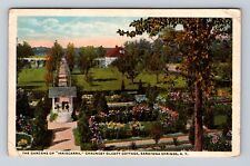 Saratoga Springs NY-New York, Gardens, Chauncey Olcott Cottage Vintage Postcard picture
