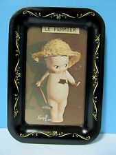 RARE 1970'S LE FERMIER KEWPIE TIP TRAY DISPLAYED IN MUSEUM OF MONTBRISON, PARIS picture