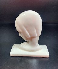 Lenox - Vintage Art Deco White Porcelain Woman's Profile Figurine, 4
