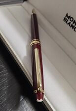 Montblanc Meisterstuck Classique Maroon/Gold 164 Ballpoint Pen - New & Authentic picture