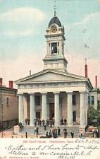 c1905 Old Court House People Scene Middletown Connecticut CT  P514 picture