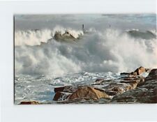 Postcard Pounding Surf Rockport Massachusetts on Cape Ann USA picture