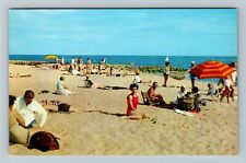 Cape Cod, MA-Massachusetts, Dennisport Town Beach,  c1960 Vintage Postcard picture