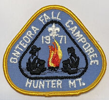 Onteora District Patch 1971 Fall Camporee Hunter Mountain BSA Boy Scouts Badge picture