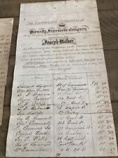 19th C  Listing Numerous Signatures Including Vice President Of US Levi P.Morton picture