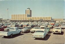 Vtg Postcard 6x4 Jackson MS Mississippi Airport 1960s Ford F100 Truck Blue K12 picture