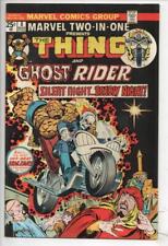 MARVEL TWO-IN-ONE #8, NM+ w/ Mile High COA, Thing, Ghost Rider, 1974 picture