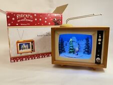Roman LED Rudolph with Friends Musical TV Figurine 6.7x8.7 Inch Battery Operated picture