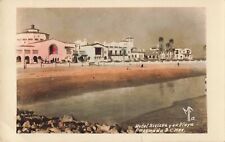 Hotel Riviera & Beach Ensenada Baja California BC Mexico c1950 Real Photo RPPC picture