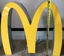 Original McDonald’s Golden Arches LED Lighted Restaurant Sign Fast Food Rare WOW picture
