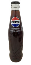 NEW PEPSI COLA MADE WITH REAL SUGAR SODA 1 FULL 12 FLOZ (355mL) GLASS BOTTLE BUY picture