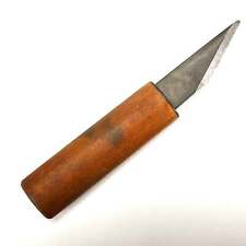 Vintage Japanese Kiridashi Small Handmade Signed 多研 Carving Knife 6” picture