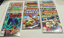 Master of Kung Fu Comic Book Lot - see details for issue # picture