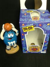 M&M's Sport Basketball Player Blue Peanut Candy Dispenser Limited Edition w/ box picture