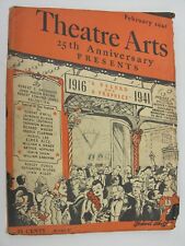 THEATRE ARTS MONTHLY February 1941 Valentina 25th Anniversary Stage Lighting picture