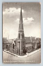 Syracuse NY, Historic St Paul's Episcopal Church, New York Vintage Postcard picture
