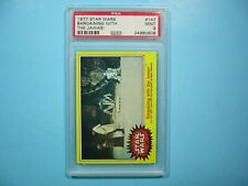 1977 TOPPS STAR WARS CARD #147 BARGAINING WITH THE JAWASI PSA 9 SHARP+ GL picture