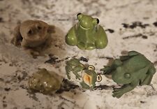 lot of ceramic frogs vintage picture