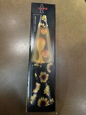 Lava Lamp 17” - Sunflower Fields - Orange Lava Wax - Yellow Liquid - NEW picture