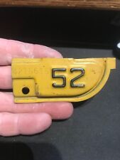 Vintage 52 Ca  1952 CALIFORNIA LICENSE PLATE  TAB TAG picture