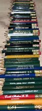 Lot of 100 Golf Scoring Pencils Various Courses 51 Unique 50 Dups and Blank Used picture