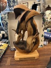 Mill Creek Studio Horse Sculpture Sidestep Signed Resin Incredible Detail picture