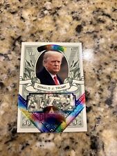 2022 Decision 2024 Money Card Rainbow Foil Donald Trump Shredded Currency /5 picture