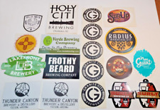 Lot 19 Craft Beer Brewery Sticker Unused Beer Breweriana Micro Bar picture