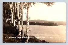 RPPC Scenic View of The Birches Near North Camps Rangeley ME Postcard picture