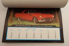 Vintage Rare Ford Thunderbird Desk Calendar c.1981 picture