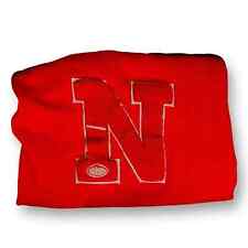 VTG U of Nebraska Letterman Football Blanket Stitched John Urban Circa 50s-60s picture