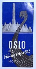 BROCHURE: 1965 NORWEGIAN STATE RAILWAYS - Oslo The Viking Capital Norway picture