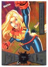 2022 SkyBox Marvel Metal Universe Spider-Man #17 Captain Marvel picture