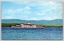Postcard M.V. Mount Washington Boat on Lake Winnipesaukee  New Hampshire  H11 picture
