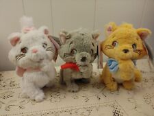 Disney Store Japan Marie Toulouse Berlioz Fluffy Plush Toy The Aristocats NWT picture
