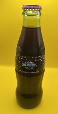 COCA COLA  ATLANTA BRAVES WORLD CHAMPIONS 2021 ~ 8 OUNCE GLASS BOTTLE NEW SEALED picture