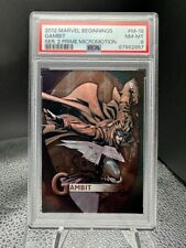2012 Marvel Beginnings M-18 Gambit Micromotion PSA 8 picture