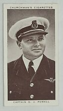 1939 Kings of Speed Card Churchman’s Cigarettes #10 Captain G. J. Powell (A) picture