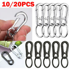 10/20Pcs Keychain Key Ring Carabiner Clip Bag Keyring Chain Fob Holder Organizer picture