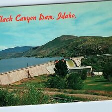 c1960s Gem County, ID Idaho Black Canyon Dam Greetings Payette River PC Ida A235 picture
